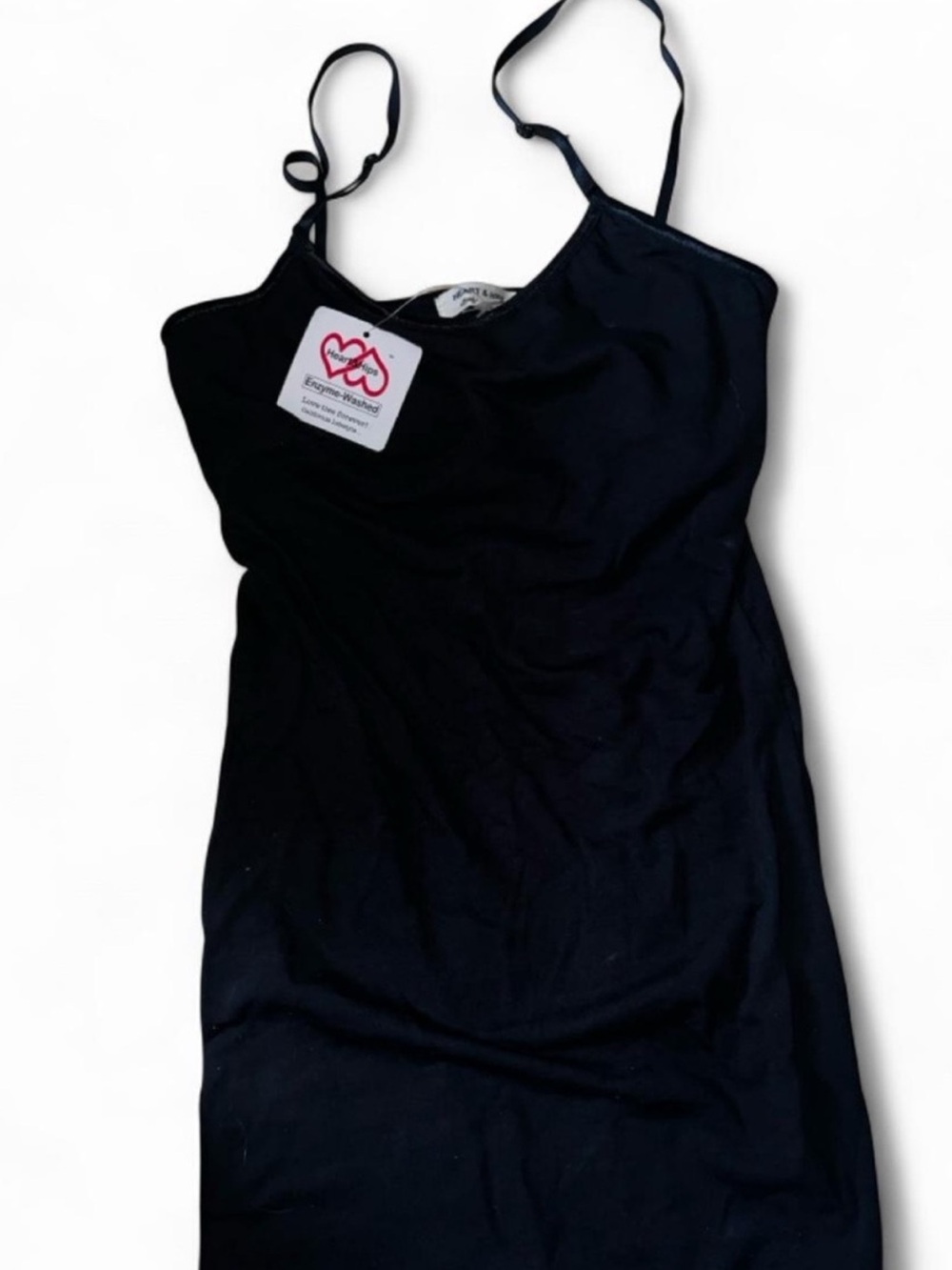 NWT Women’s Black Slip Dress Camisole - Classic Spaghetti Strap